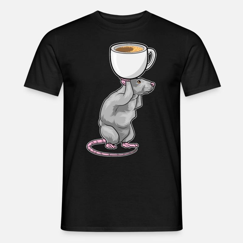 Mouse Coffee Mug - Men’s T-shirt - black