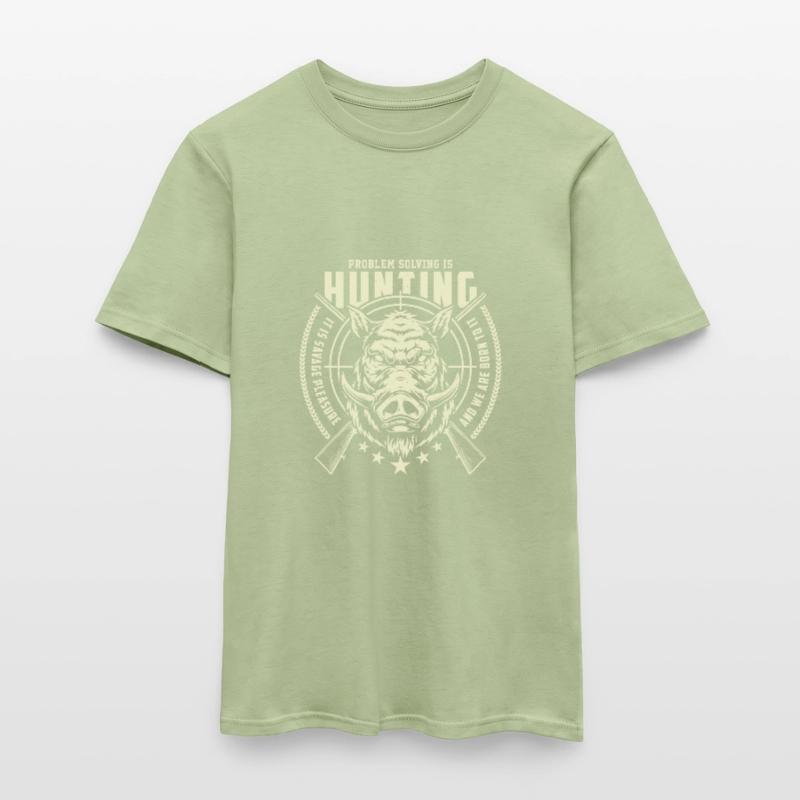 PROBLEM SOLVING IS HUNTING 2 Männer T-Shirt