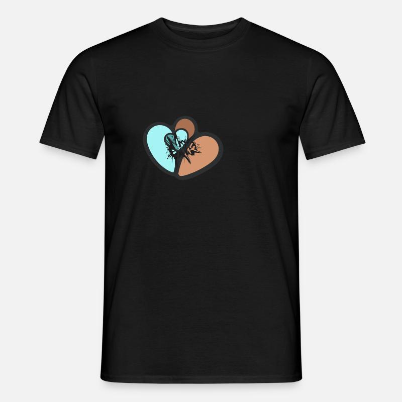 Graffiti Wandbilder Murals - Männer T-Shirt - undefined