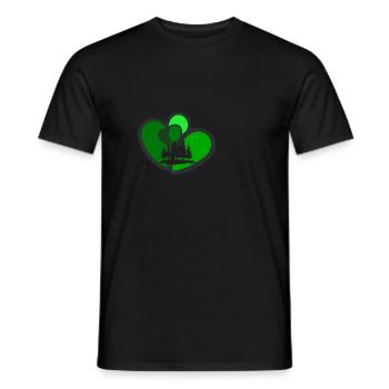 Forestry Forest Sustainability - Men's T-Shirt - black - Front - AI Model Male 178 light (178cm)