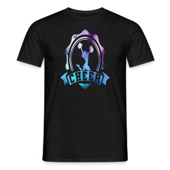 Cheerleader - Männer T-Shirt - Schwarz - Vorne - AI Model Male 178 light (178cm)