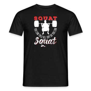 Strongman - Men's T-Shirt - black - Front - AI Model Male 178 light (178cm)