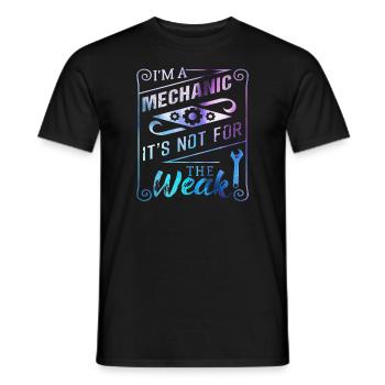 Mechanic - Men's T-Shirt - black - Front - AI Model Male 178 light (178cm)