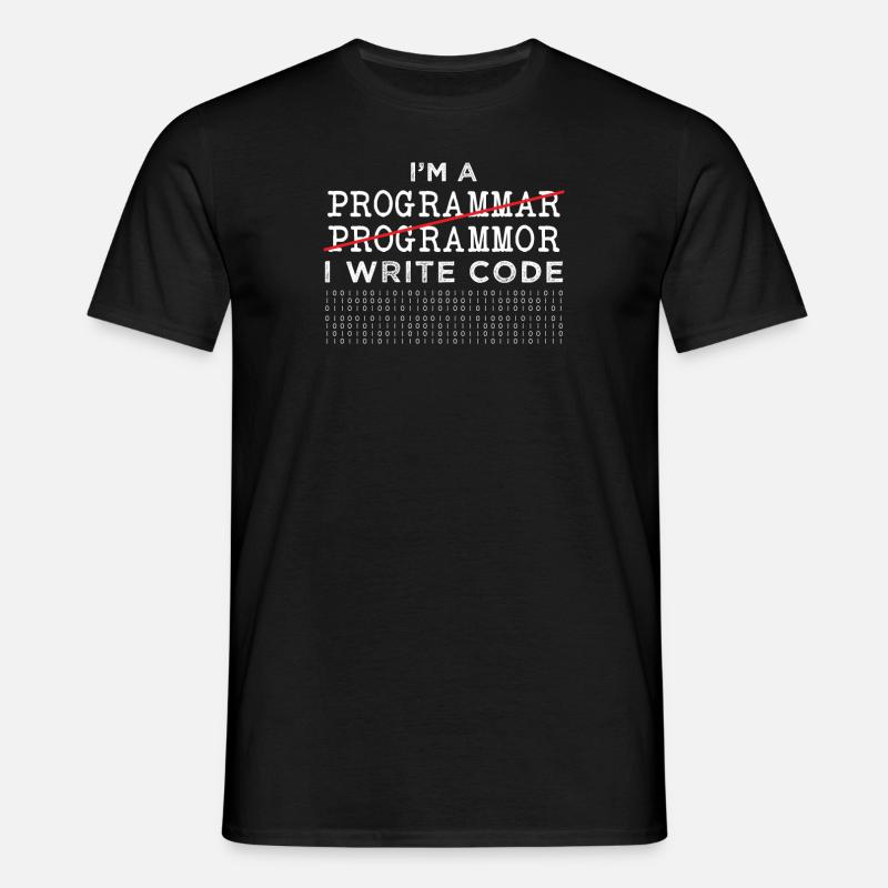 Programmierer - Männer T-Shirt - Schwarz