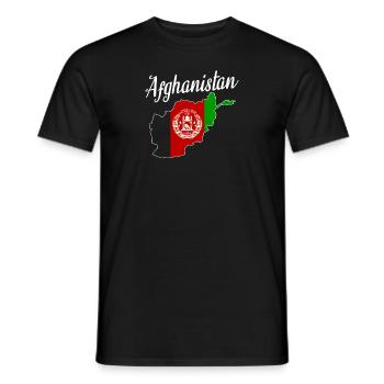 Afghanistan - T-shirt homme - noir - Devant - AI Model Male 178 light (178cm)