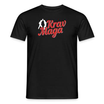 Krav Maga - Men's T-Shirt - black - Front - AI Model Male 178 light (178cm)