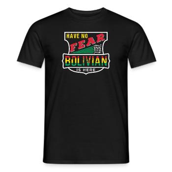 Bolivia - Men's T-Shirt - black - Front - AI Model Male 178 light (178cm)