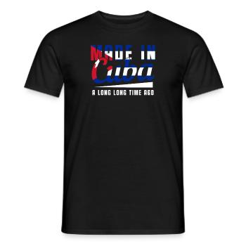 Cuba - Men's T-Shirt - black - Front - AI Model Male 178 light (178cm)
