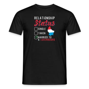 Luxembourg - T-shirt homme - noir - Devant - AI Model Male 178 light (178cm)
