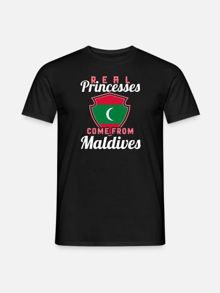 Maldives - Men's T-Shirt - black