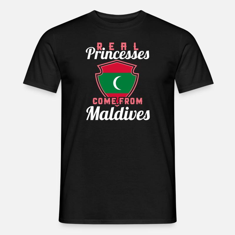 Malediven - Männer T-Shirt - Schwarz