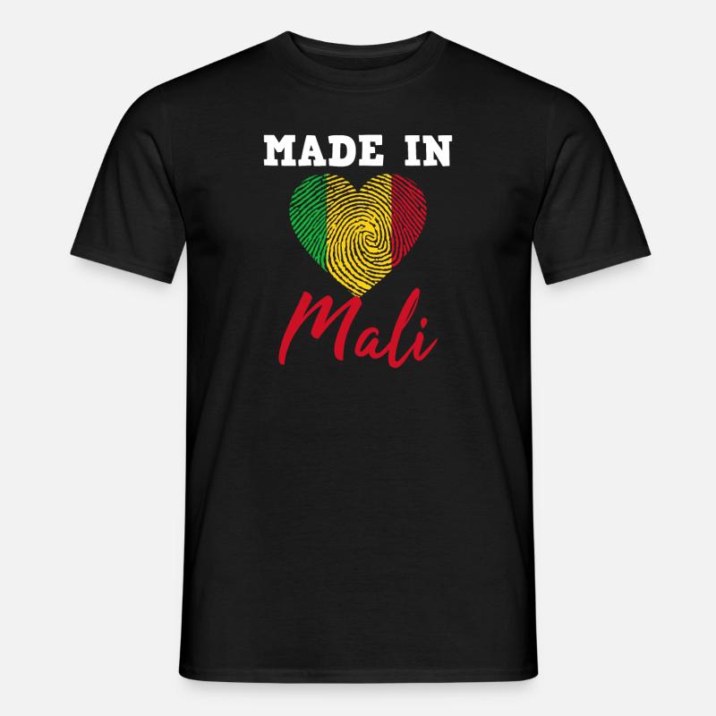Mali - Männer T-Shirt - Schwarz