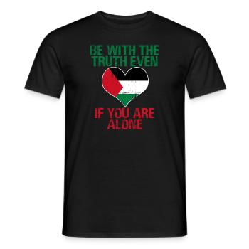 Palestine - Men's T-Shirt - black - Front - AI Model Male 178 light (178cm)