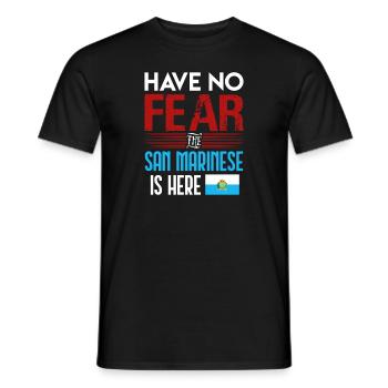 San Marino - Men's T-Shirt - black - Front - AI Model Male 178 light (178cm)