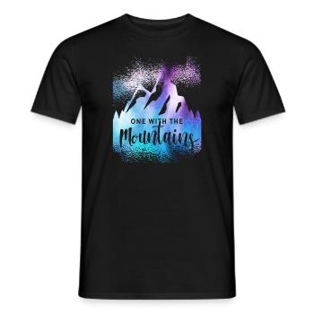 alpinisme - T-shirt homme - noir - Devant - AI Model Male 178 light (178cm)