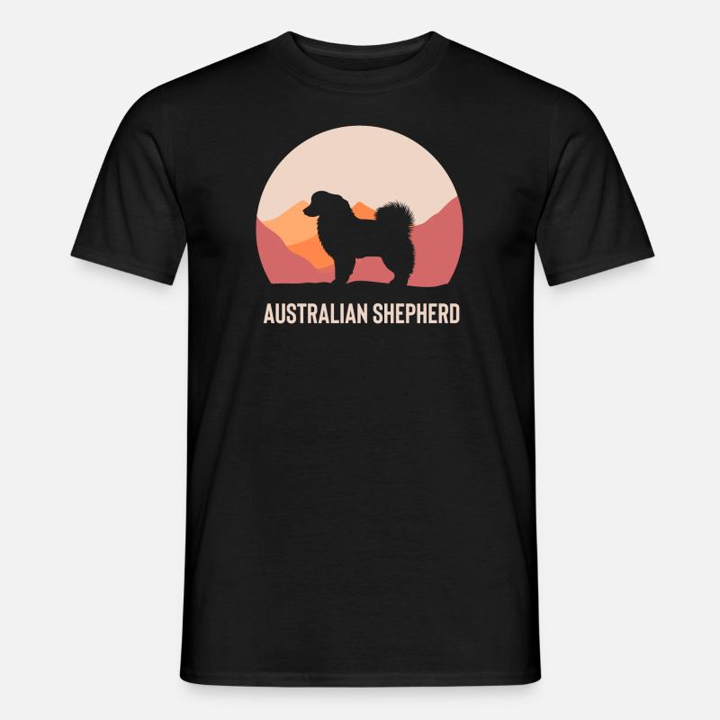 Australian Shepherd Gift - Men's T-Shirt - black
