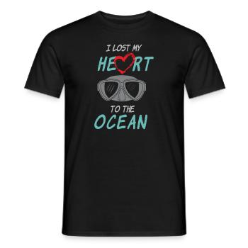 Taucher Tauchen Design Schnorcheln - Männer T-Shirt - Schwarz - Vorne - AI Model Male 178 light (178cm)