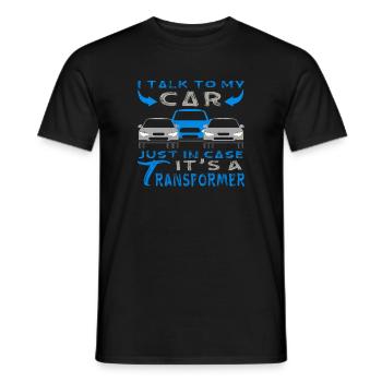 Tuning Spruch für Motorsport / Auto Fans - Männer T-Shirt - Schwarz - Vorne - AI Model Male 178 light (178cm)
