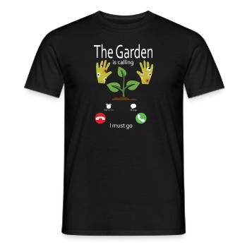 Garten Motiv Gärtner & Gärtnerin Spruch - Männer T-Shirt - Schwarz - Vorne - AI Model Male 178 light (178cm)