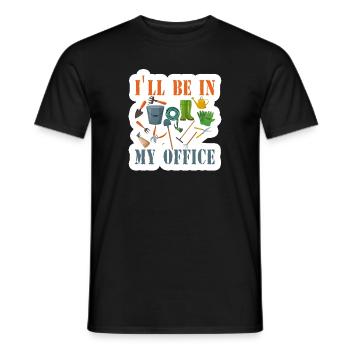 Garten Motiv Gärtner & Gärtnerin Spruch - Männer T-Shirt - Schwarz - Vorne - AI Model Male 178 light (178cm)