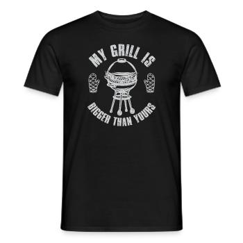 Lustiger Grill-Spruch I Grillen Motiv - Männer T-Shirt - Schwarz - Vorne - AI Model Male 178 light (178cm)