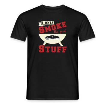 Lustiger Grill-Spruch I Grillen Motiv - Männer T-Shirt - Schwarz - Vorne - AI Model Male 178 light (178cm)