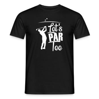 Golf Geschenk Witz Golfspieler Golfer - Männer T-Shirt - Schwarz - Vorne - AI Model Male 178 light (178cm)