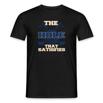 Golf Geschenk Witz Golfspieler Golfer - Männer T-Shirt - Schwarz - Vorne - AI Model Male 178 light (178cm)