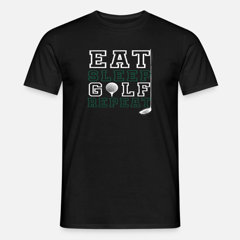 Golf Geschenk Witz Golfspieler Golfer - Männer T-Shirt - Schwarz