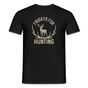 Jagen Jagdspruch & Jäger Geschenkidee - Männer T-Shirt - Schwarz - Vorne - AI Model Male 178 light (178cm)