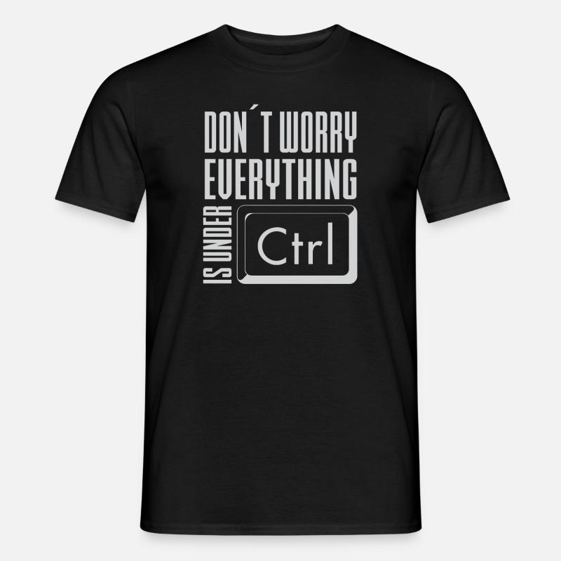 Lustiger Informatiker Spruch, Informatik - Männer T-Shirt - Schwarz