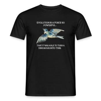 Biologie Lehrer Motiv Naturwissenschaft - Männer T-Shirt - Schwarz - Vorne - AI Model Male 178 light (178cm)