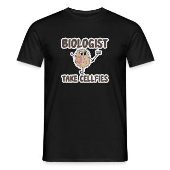 Biologie Lehrer Motiv Naturwissenschaft - Männer T-Shirt - Schwarz - Vorne - AI Model Male 178 light (178cm)
