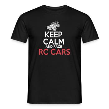 RC Auto Hobby Spruch Ferngestuertes Auto - Männer T-Shirt - Schwarz - Vorne - AI Model Male 178 light (178cm)