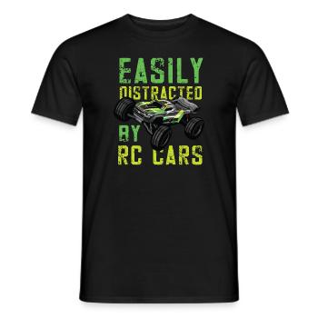 RC Auto Hobby Spruch Ferngestuertes Auto - Männer T-Shirt - Schwarz - Vorne - AI Model Male 178 light (178cm)