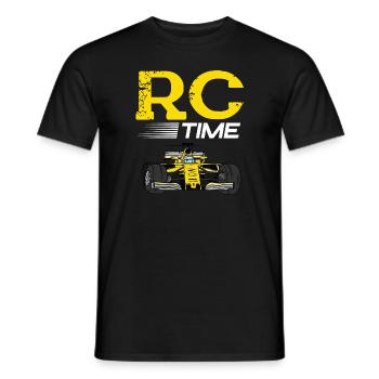 RC Auto Hobby Spruch Ferngestuertes Auto - Männer T-Shirt - Schwarz - Vorne - AI Model Male 178 light (178cm)