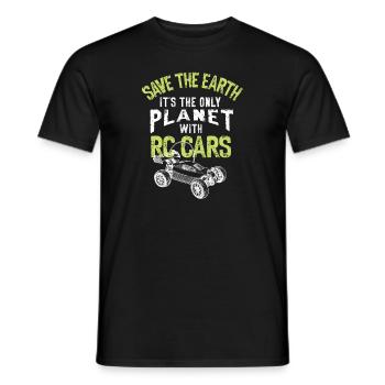 RC Auto Hobby Spruch Ferngestuertes Auto - Männer T-Shirt - Schwarz - Vorne - AI Model Male 178 light (178cm)