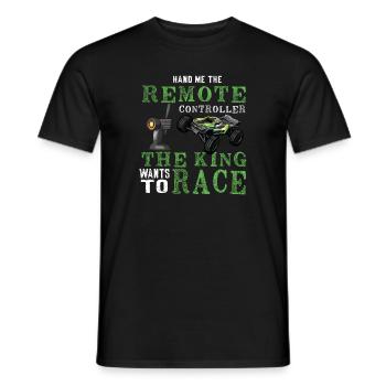 RC Auto Hobby Spruch Ferngestuertes Auto - Männer T-Shirt - Schwarz - Vorne - AI Model Male 178 light (178cm)