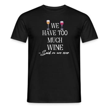 Winzer Wein Spruch für Weinliebhaber - Männer T-Shirt - Schwarz - Vorne - AI Model Male 178 light (178cm)