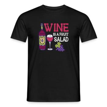 Winzer Wein Spruch für Weinliebhaber - Männer T-Shirt - Schwarz - Vorne - AI Model Male 178 light (178cm)