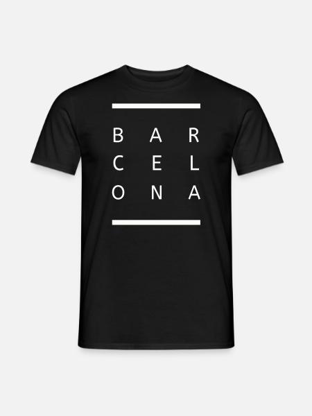 Barcelona - Männer T-Shirt - Schwarz