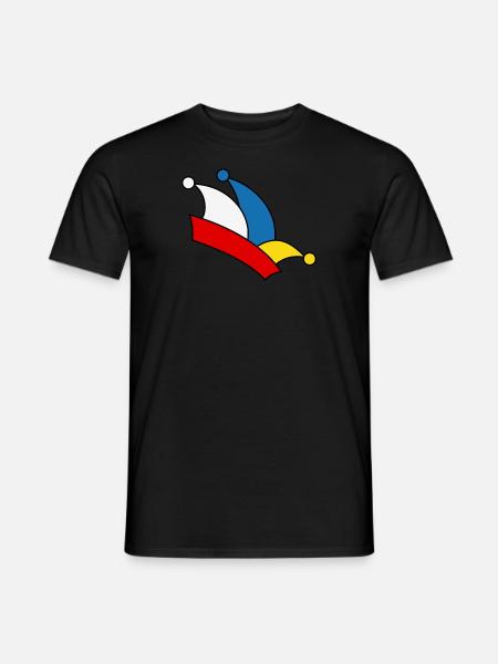 Narrenkappe Mainz - Männer T-Shirt - Schwarz