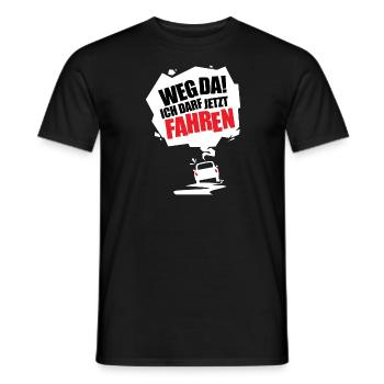 Fahranfänger Geschenk Tshirt - Männer T-Shirt - Schwarz - Vorne - AI Model Male 178 light (178cm)