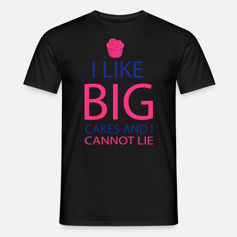 Big Cakes - Men's T-Shirt - black