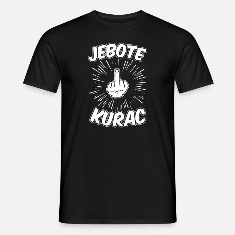Jebote Kurac Jugo Balkans - T-shirt uomo - nero