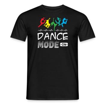 Dance Mode On - Männer T-Shirt - Schwarz - Vorne - AI Model Male 178 light (178cm)
