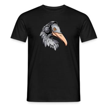 Jeux de Shoebill - T-shirt homme - noir - Devant - AI Model Male 178 light (178cm)