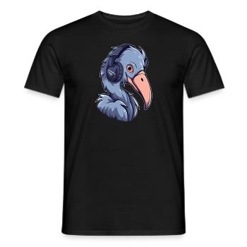 Jeux de Shoebill - T-shirt homme - noir - Devant - AI Model Male 178 light (178cm)