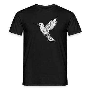 Colibri - T-shirt homme - noir - Devant - AI Model Male 178 light (178cm)