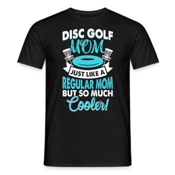 Discgolf Disc Golf - Men's T-Shirt - black - Front - AI Model Male 178 light (178cm)